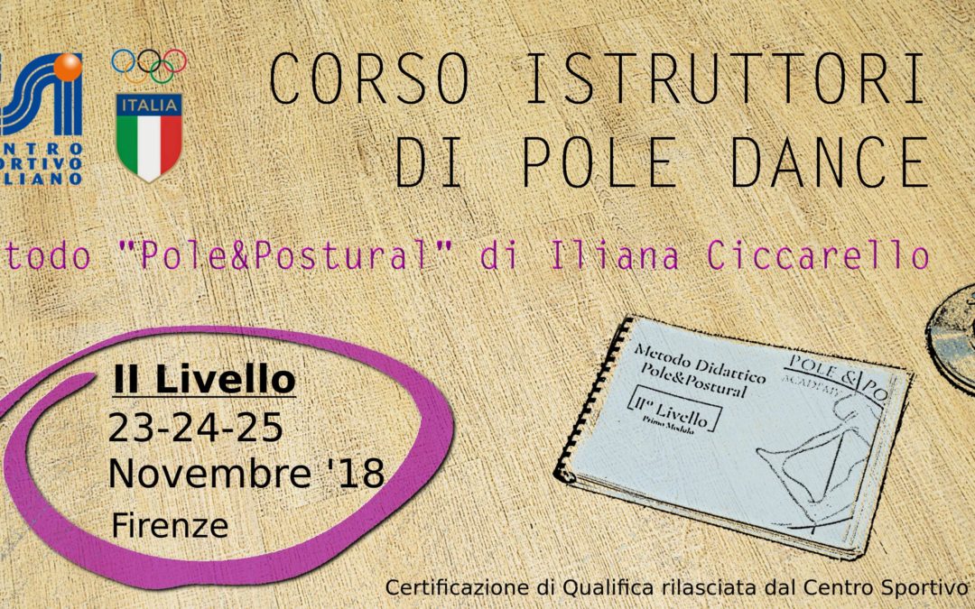 Corso Istruttori di Pole Dance Iliana Ciccarello